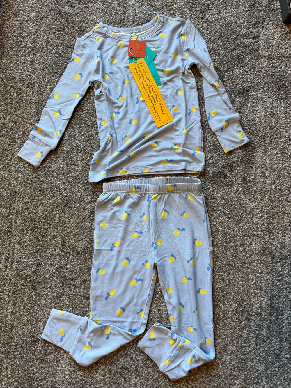 NWT Posh Peanut bamboo pajamas size 3T-4T